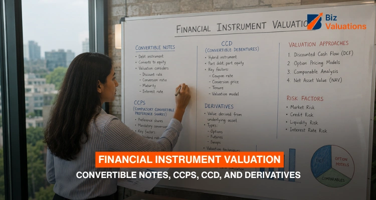 Financial Instrument Valuation: Convertible Notes, CCPS, CCD, and Derivatives